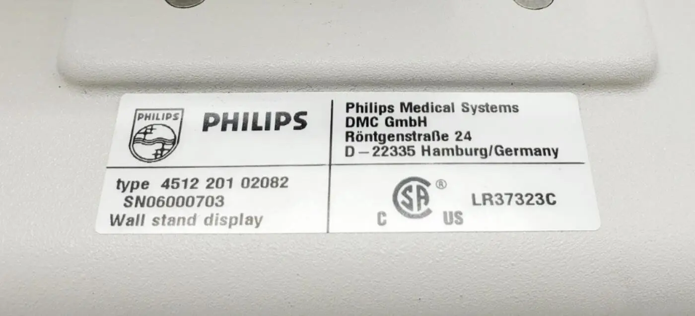Philips Digital Diagnost Rad Room Wall Stand Display 4512-201-02082 - Image 5