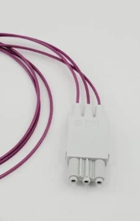 Philips M1624A Unshielded 3 Lead Mini Clip AAMI 0.7m Lead Set Grabber - Image 3