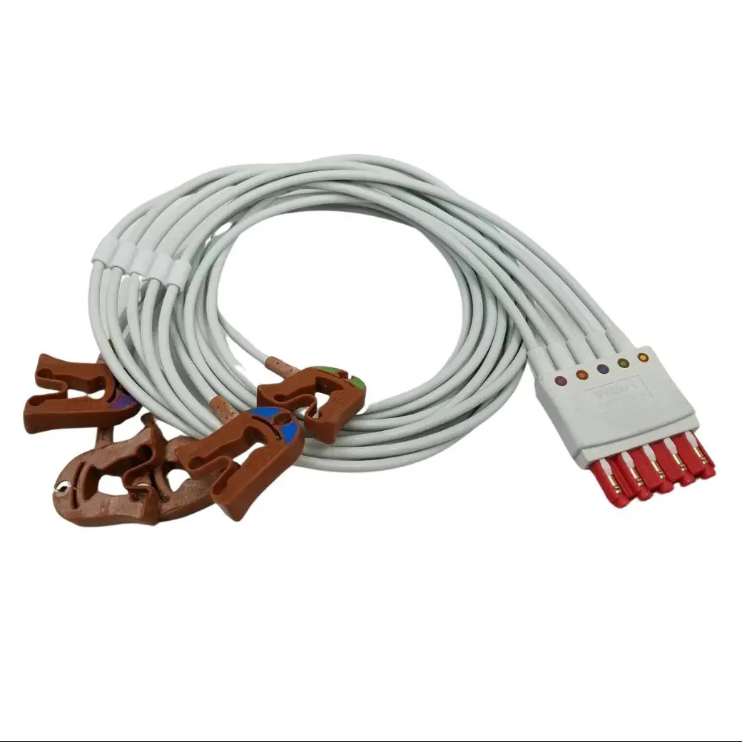 Philips M1976A 5-Lead Single Pin ECG Leadwires