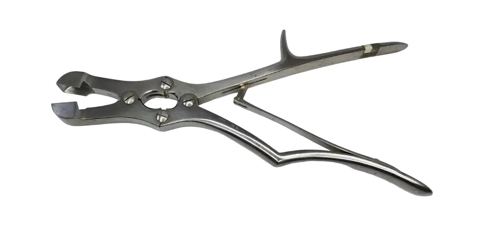 Pilling 34-2105 Sauerbruch Rongeur Straight Wide Jaws Double Action 12" Surgical Instrument – Used