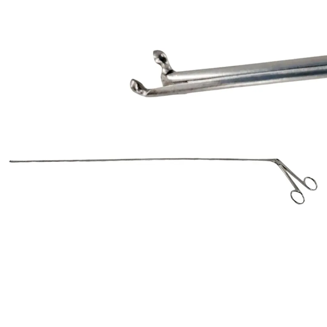 Pilling 50-5123 Sam Roberts Laryngeal Cup Forceps 2mm Angled 22"