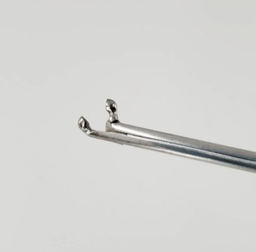 Pilling 50-5123 Sam Roberts Laryngeal Cup Forceps 2mm Angled 22" - Image 3