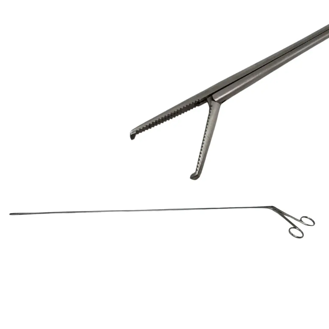 Pilling 50-5456 ENT 4mm Serrated Jackson Rotation Grasping Forceps 26-1/2"