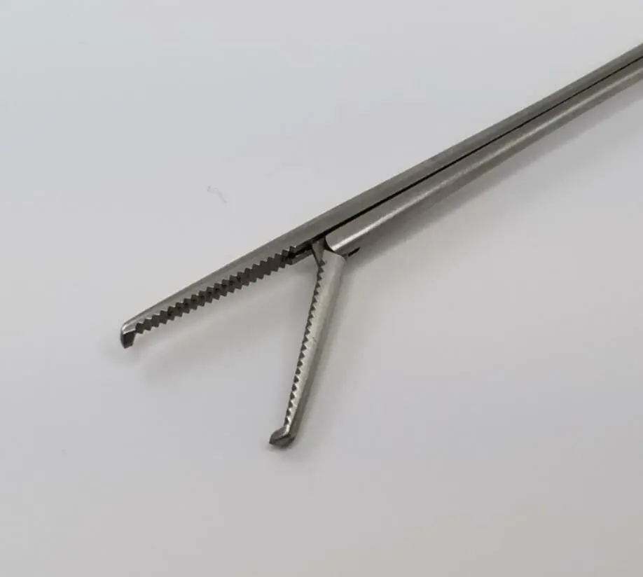 Pilling 50-5456 ENT 4mm Serrated Jackson Rotation Grasping Forceps 26-1/2" - Image 3