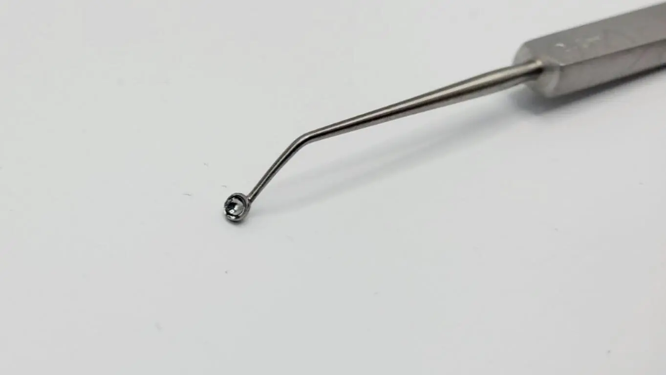 pilling Gills Welsh Capsule Polishing Curette 2mm Cup 8mm from Bend Angled 5" - Image 2