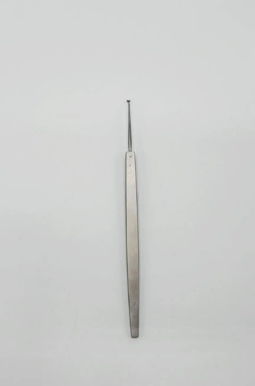 pilling Gills Welsh Capsule Polishing Curette 2mm Cup 8mm from Bend Angled 5" - Image 3