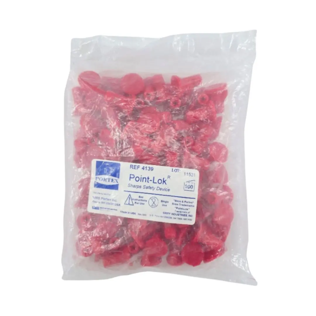 Portex 4139 Point-Lok Sharps Safety Device 100/BG