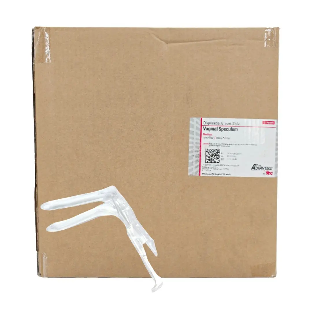 Pro Advantage P250200 Medium Disposable Vaginal Speculum 100/CS Latex-Free