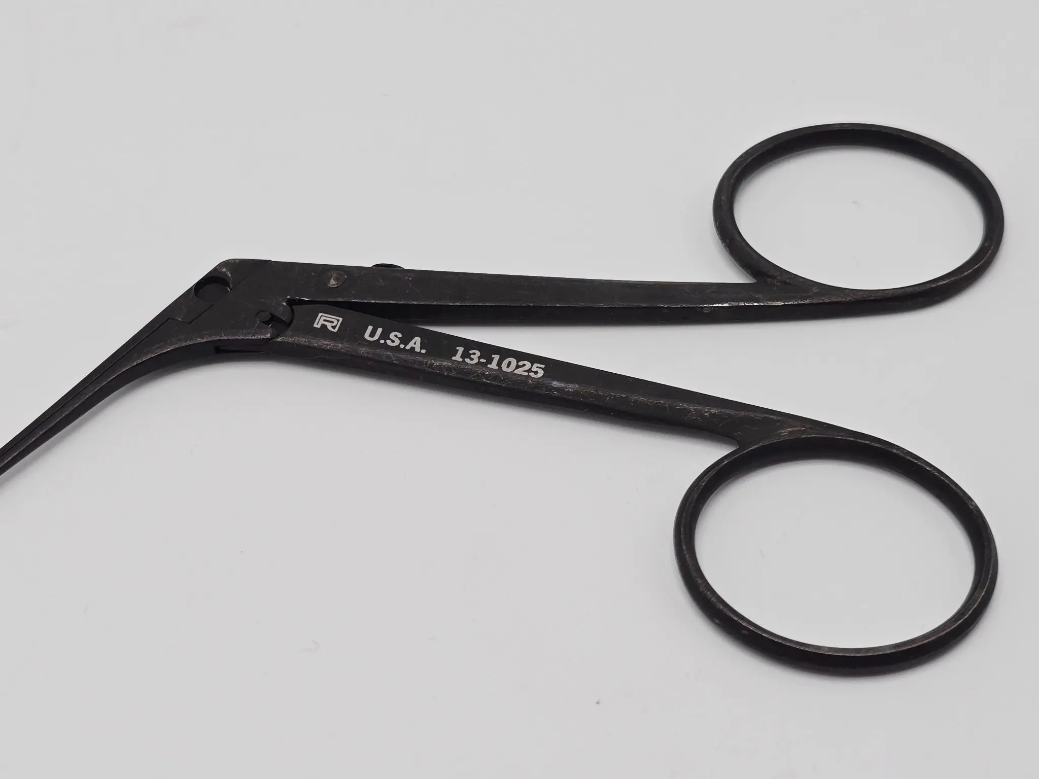 Richards 13-1025 Left Curved Cupped Forceps 4mm Jaw ENT Instrument - Image 4