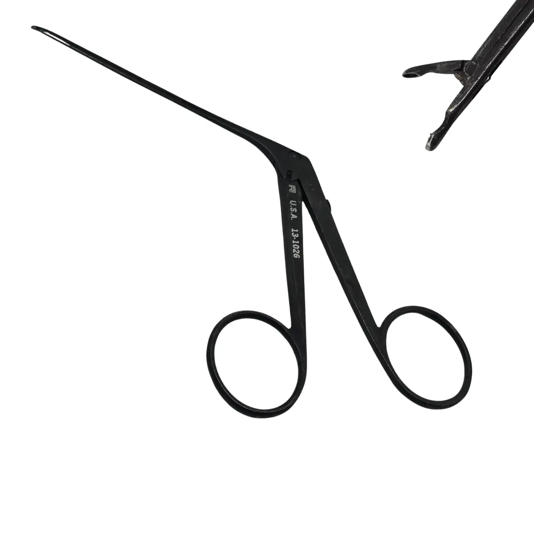 Richards 13-1026 House Wullstein Oval Cup Right Angle Forceps ENT
