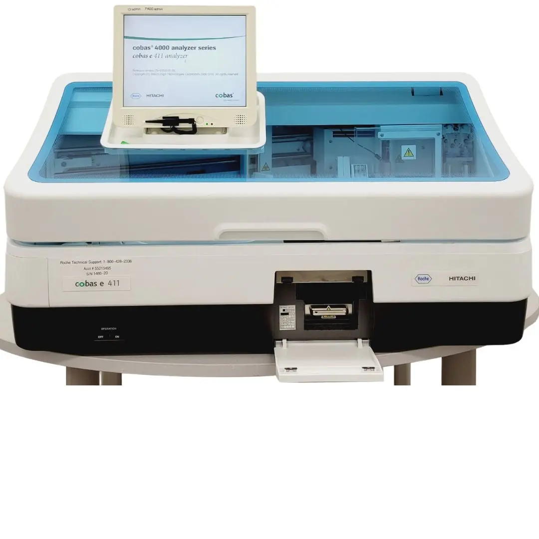 Roche Cobas e411 Chemistry Analyzer - Fully Automated Immunoassay System