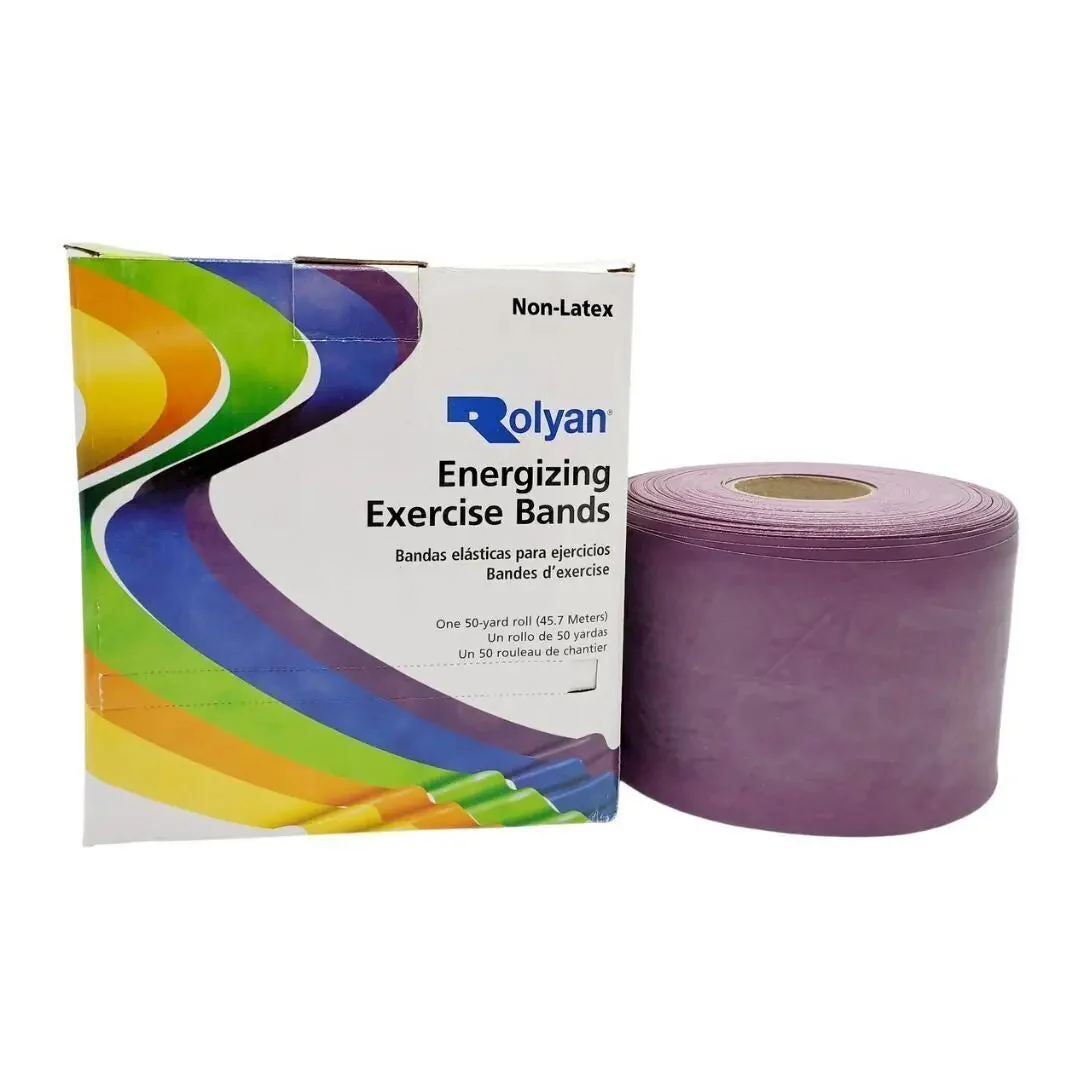 Rolyan 5613-19 Energizing Exercise Roll Level 5 Extra Heavy Plum 50-Yard Roll