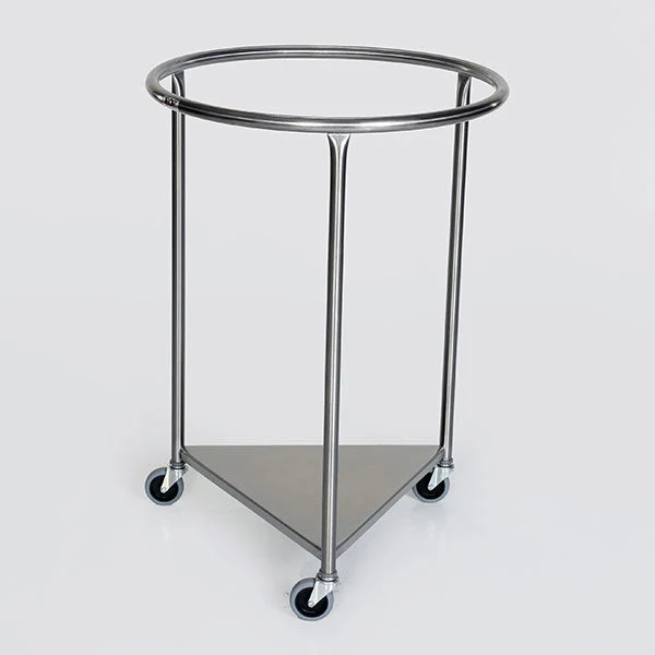AcralMed HMP2000/2001/2005/2006 SS Round or Triangle Hamper, no lid - Image 2