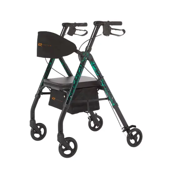 Royal Universal - Aluminum 4 Wheel Rollator with Universal Height Adjustment up to 300 lbs. (In store pick up) - Image 2