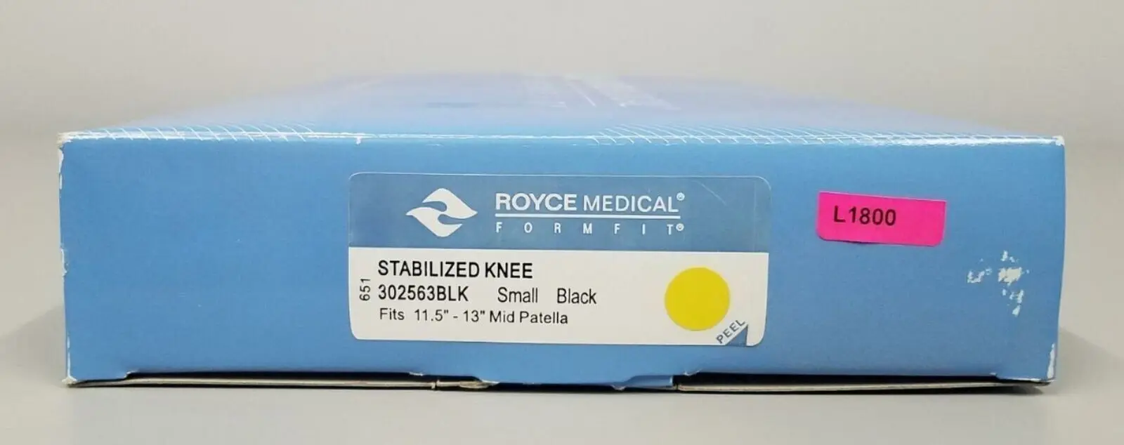 Royce Medical 302563BLK FormFit Stabilized Patella Knee Support Small Black 11.5"–13" – New - Image 4