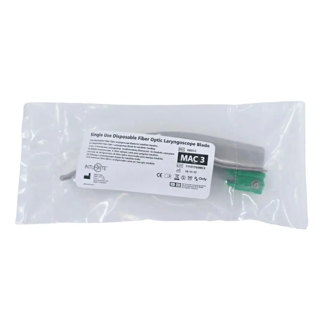 Salter Labs 6023.C MAC 3 Disposable Fiber Optic Laryngoscope Blade