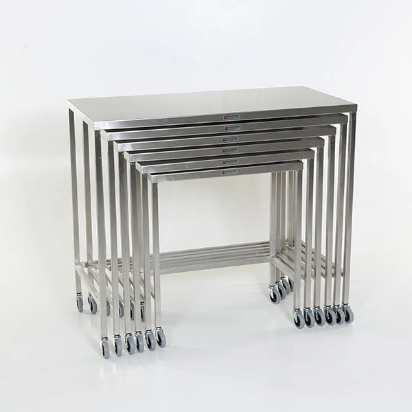 AcralMed TBL560 Set of 6 Stainless Steel Nesting Tables - Image 2
