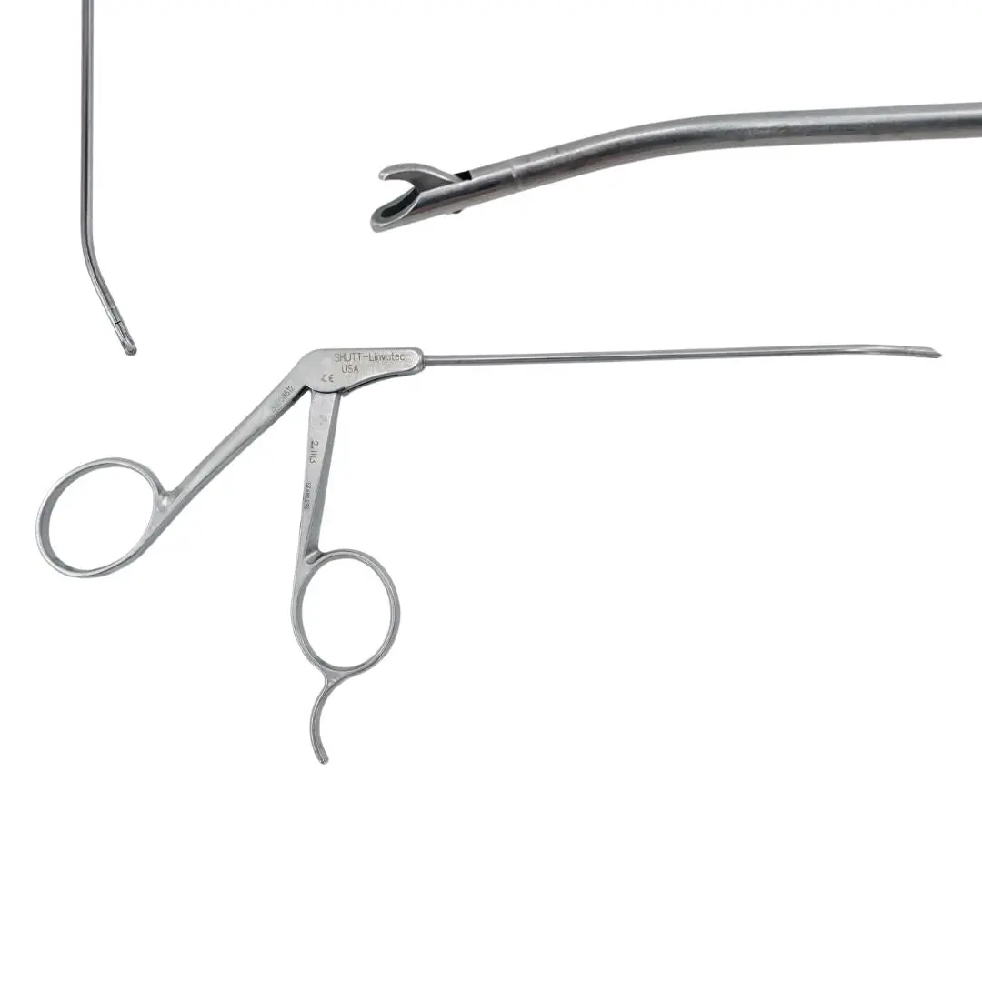 Shutt Linvatec 2.1113 Mini-Tip Arthroscopic Punch Forceps Angled 30° Left 8-7/8"