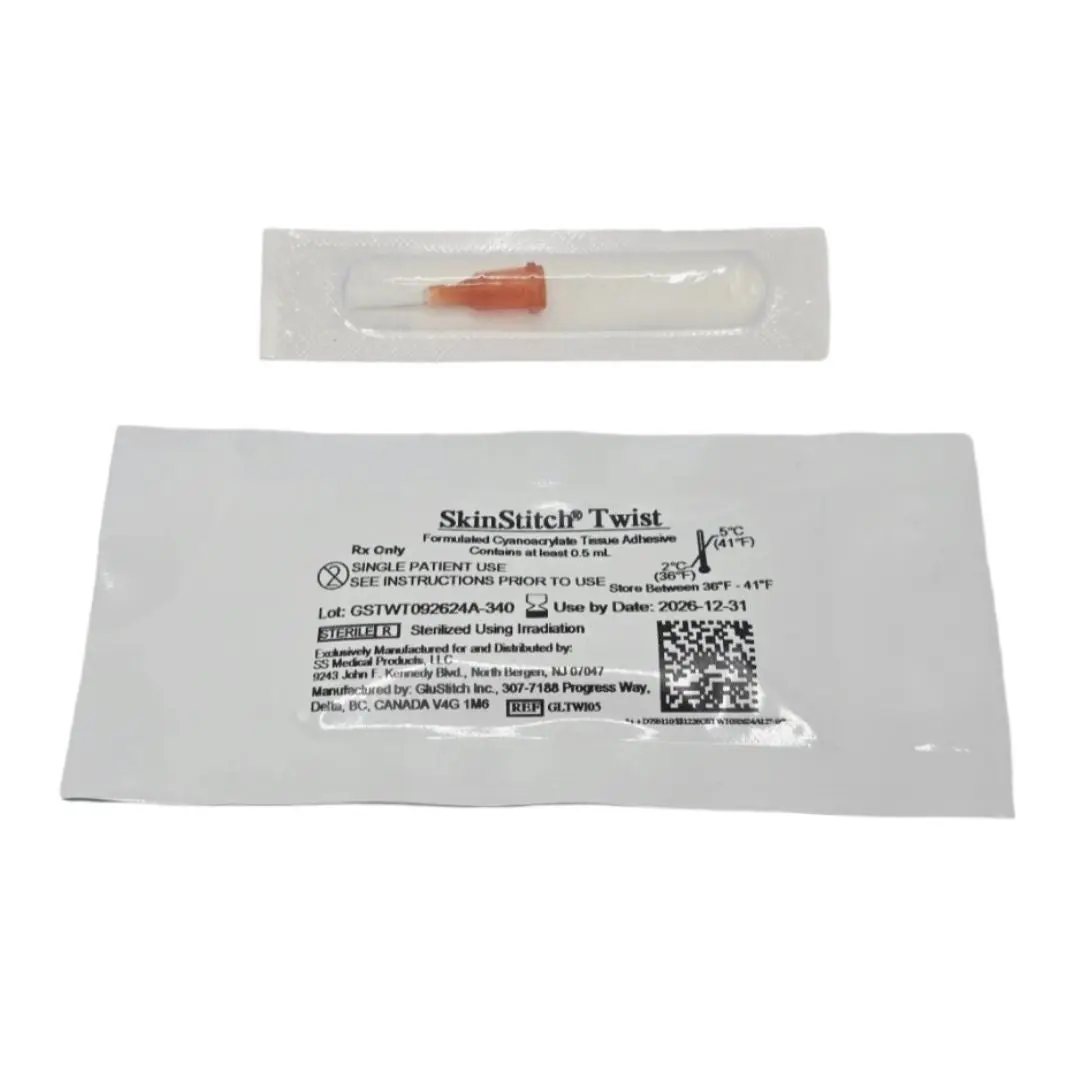 SkinStitch Wound Closure .5 ml - 1 Twist Applicator Unit w/ 1 Tip