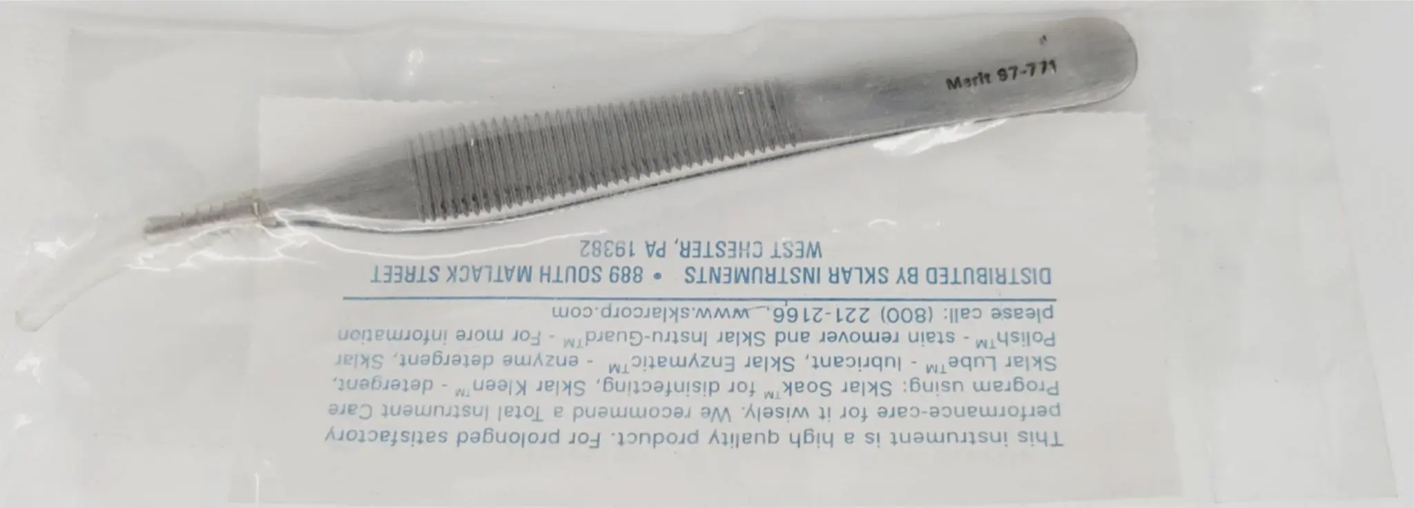 Sklar Instruments 97-771 Merit Adson Dressing Forceps Serrated 4-3/4" - Image 5