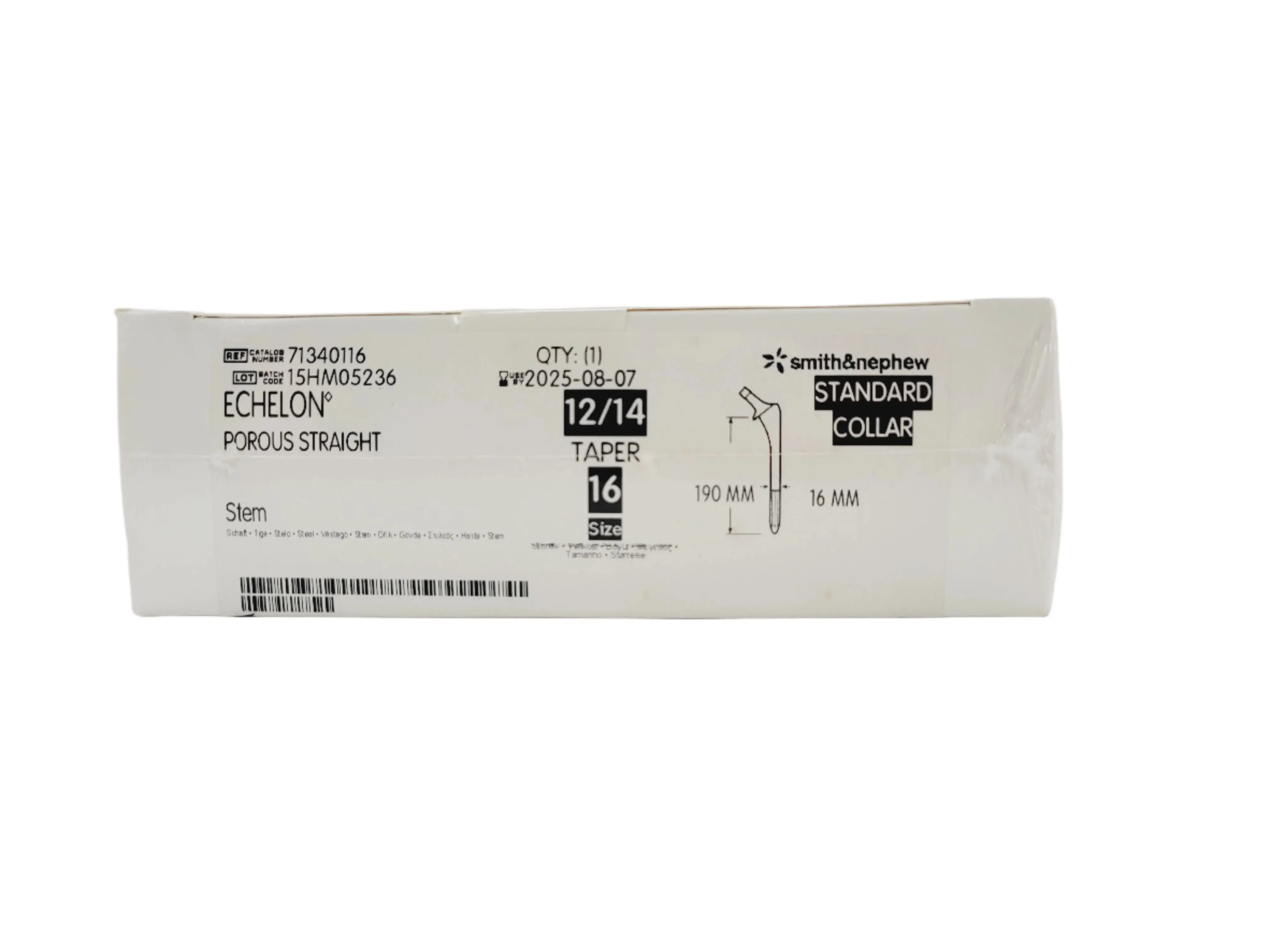 Smith & Nephew, Inc. 71340116 Coated hip femur prosthesis, modular