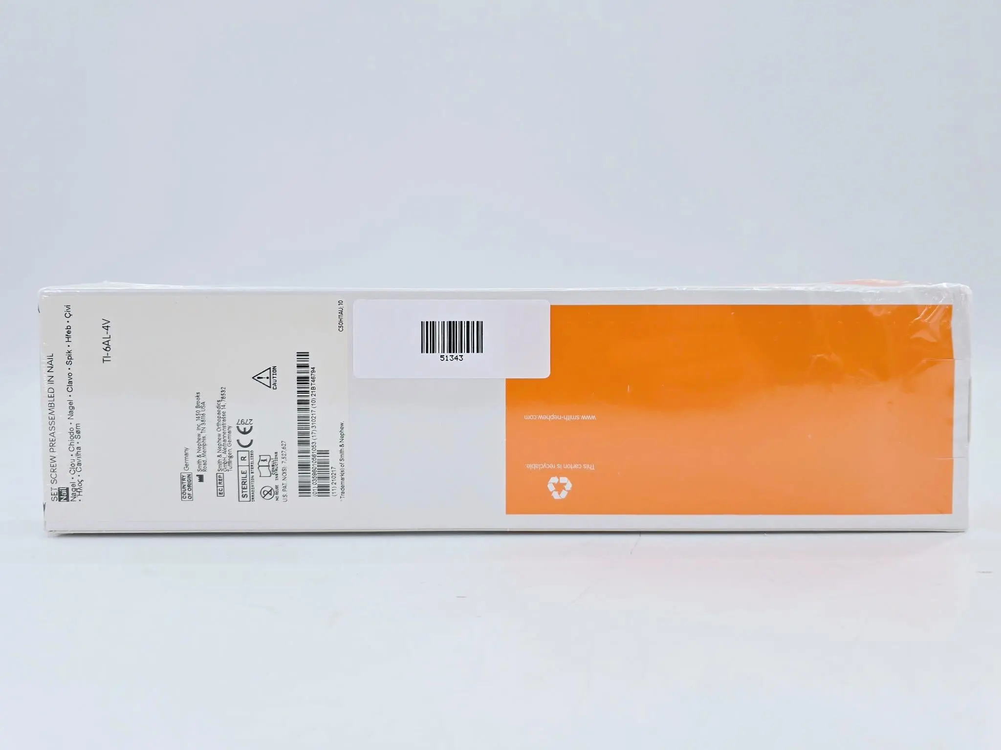 Smith & Nephew 71675202 Trigen Intertan Femur Nail 11.5mm X 18cm 125 Degree - Image 3