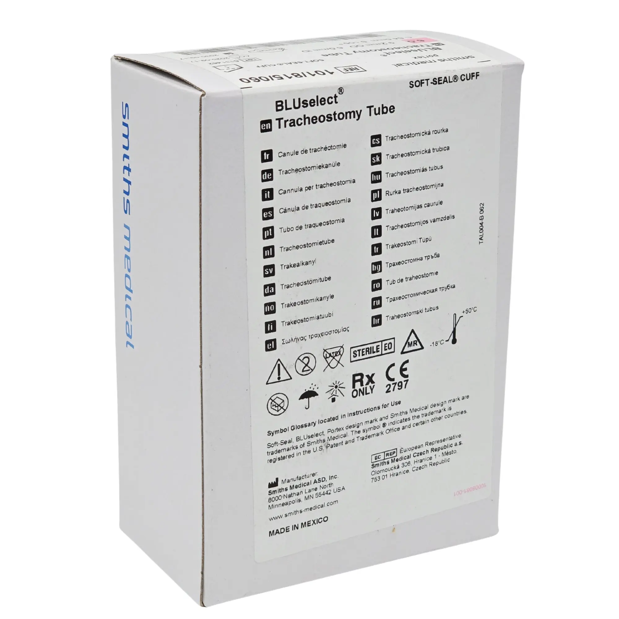 Smiths Medical 101815060 BLUselect Tracheostomy Tube