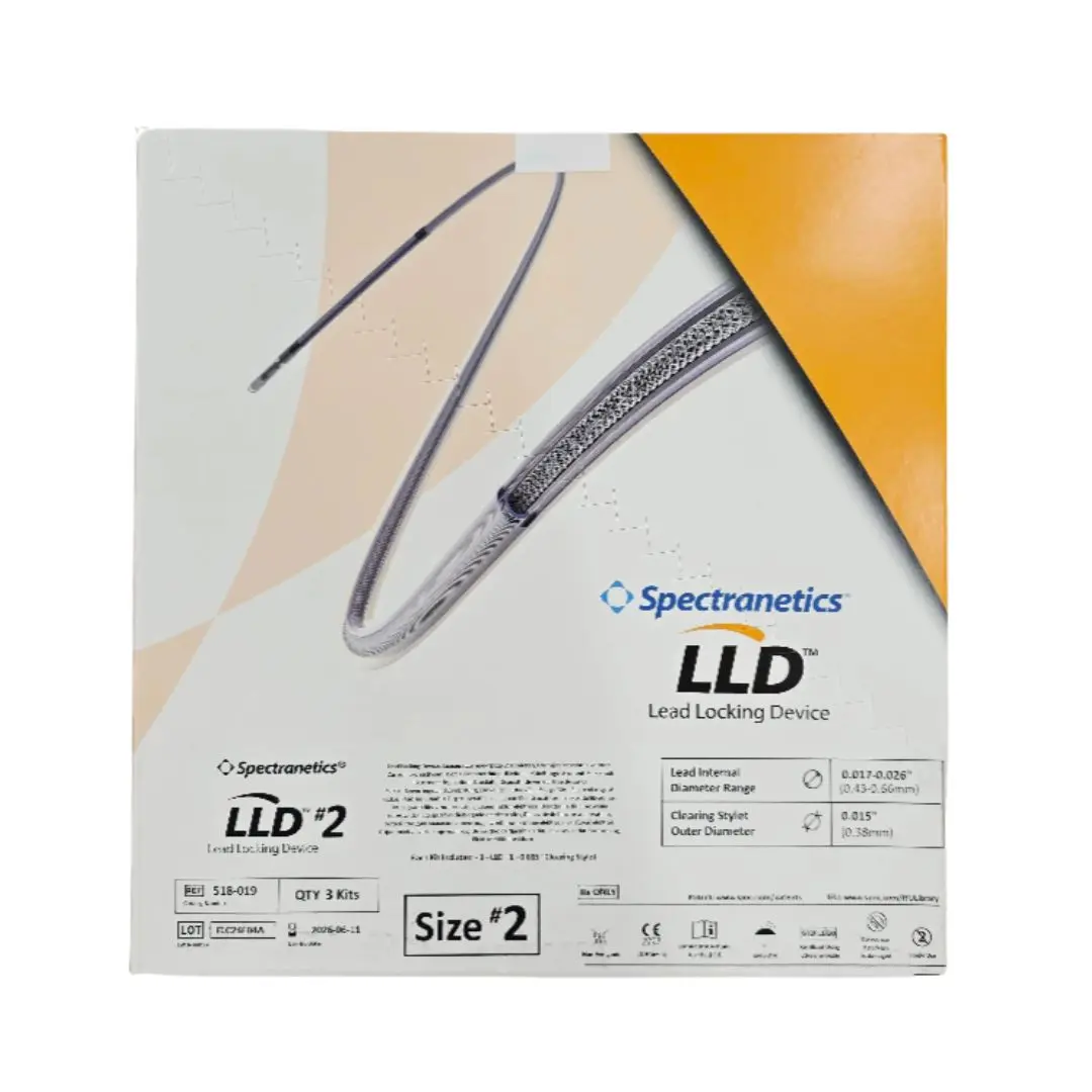 Spectranetics 518-019 LLD Lead Locking Device Size #2 BX/3