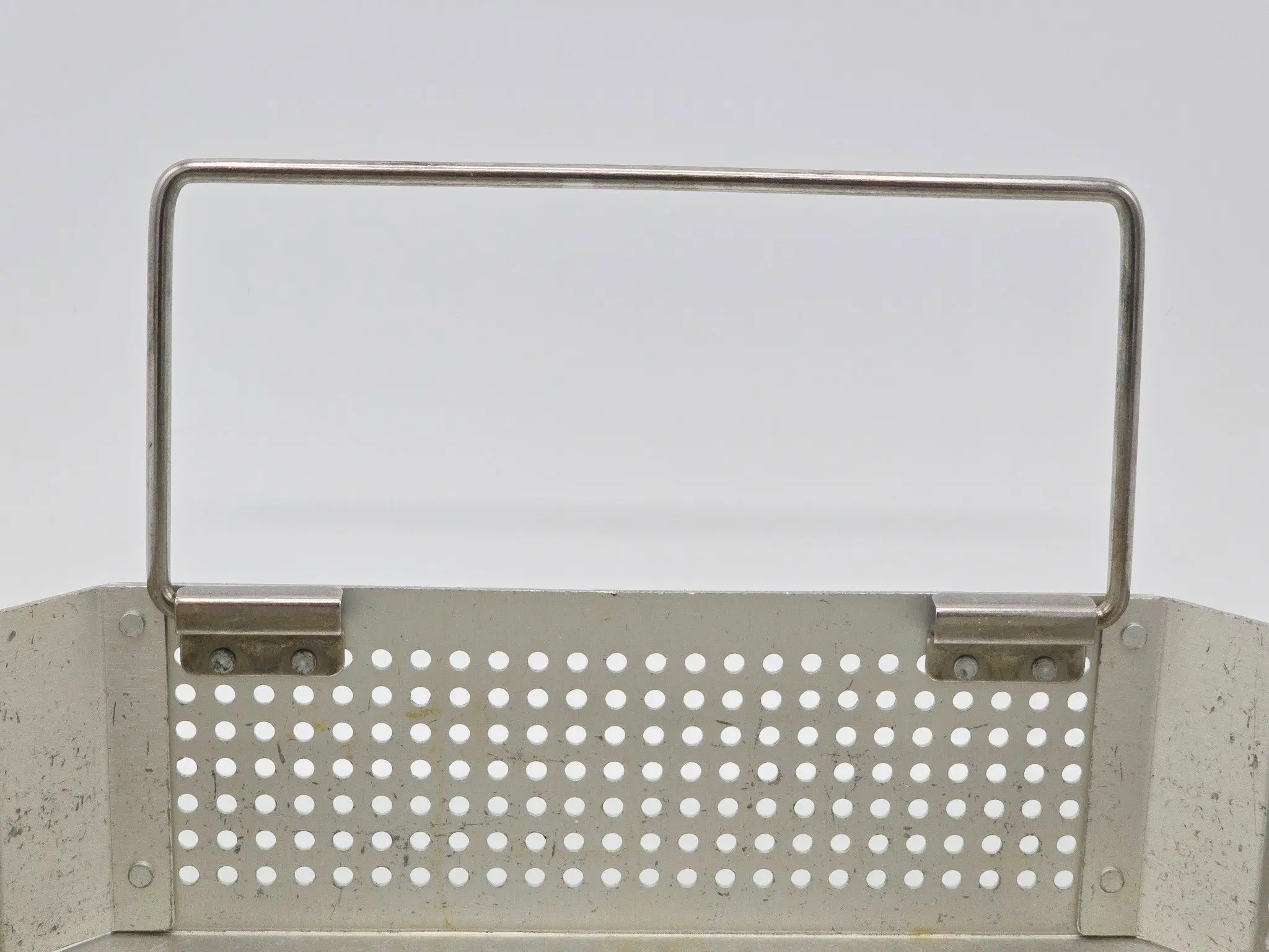 Square Surgical Sterilization Basket with Handles 10" x 10" X 3" - Image 4