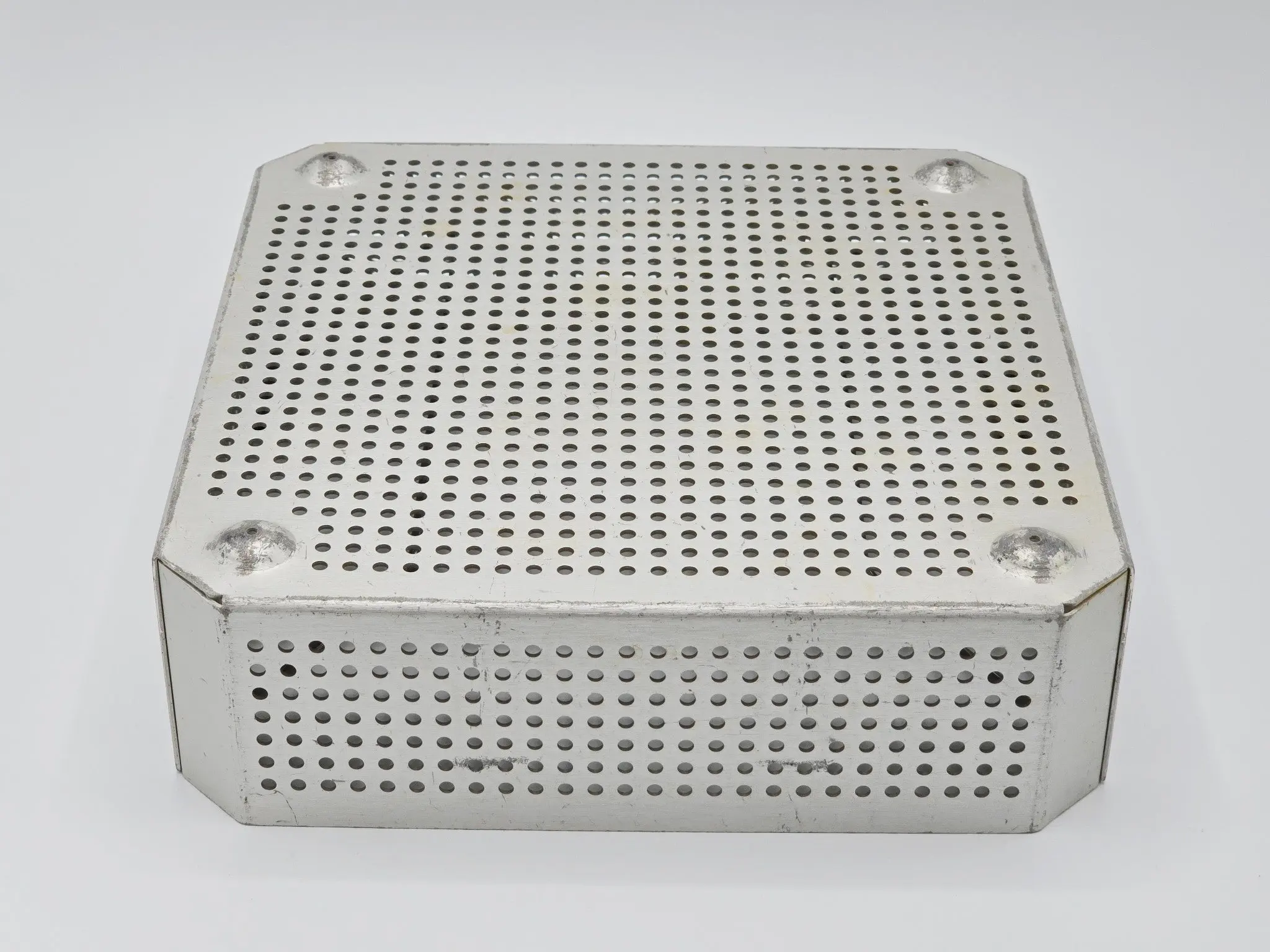 Square Surgical Sterilization Basket with Handles 10" x 10" X 3" - Image 7