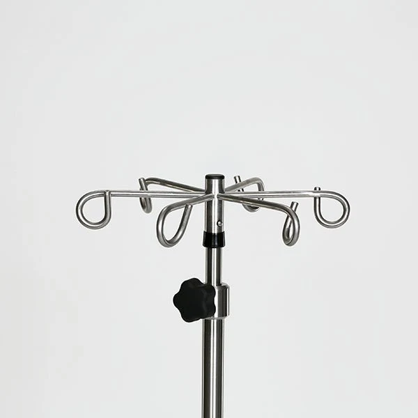 AcralMed IVP221/222/223 Stainless Steel IV Pole 5 leg 16" diameter 3" casters - Image 3