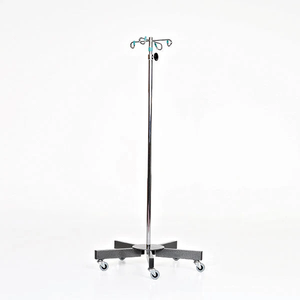 AcralMed IVP210/211/212 Stainless Steel IV Pole 5 leg with 2" casters