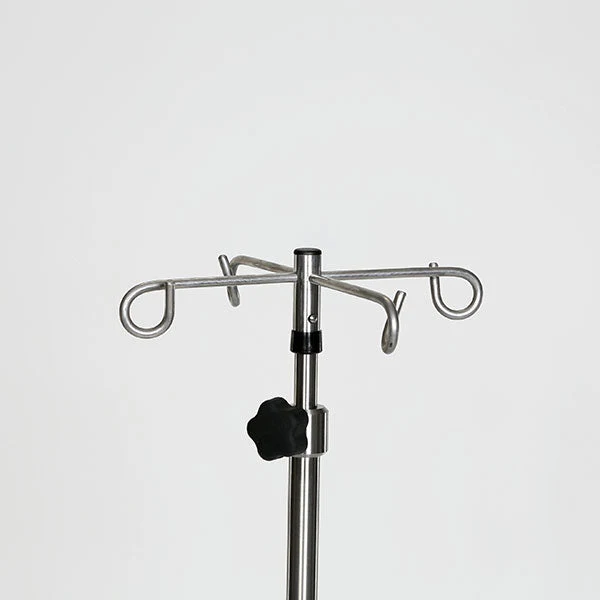 AcralMed IVP295 Stainless Steel IV Pole 6 leg spider base 3" casters - Image 2
