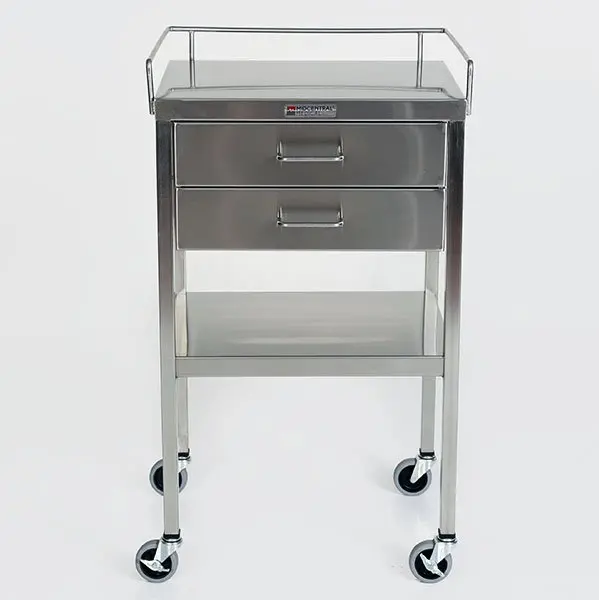 AcralMed TBL520/521/522/523 Stainless Steel Utility Tables with Drawers - Image 3
