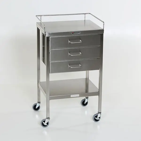 AcralMed TBL520/521/522/523 Stainless Steel Utility Tables with Drawers - Image 5
