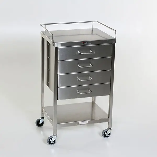 AcralMed TBL520/521/522/523 Stainless Steel Utility Tables with Drawers - Image 6