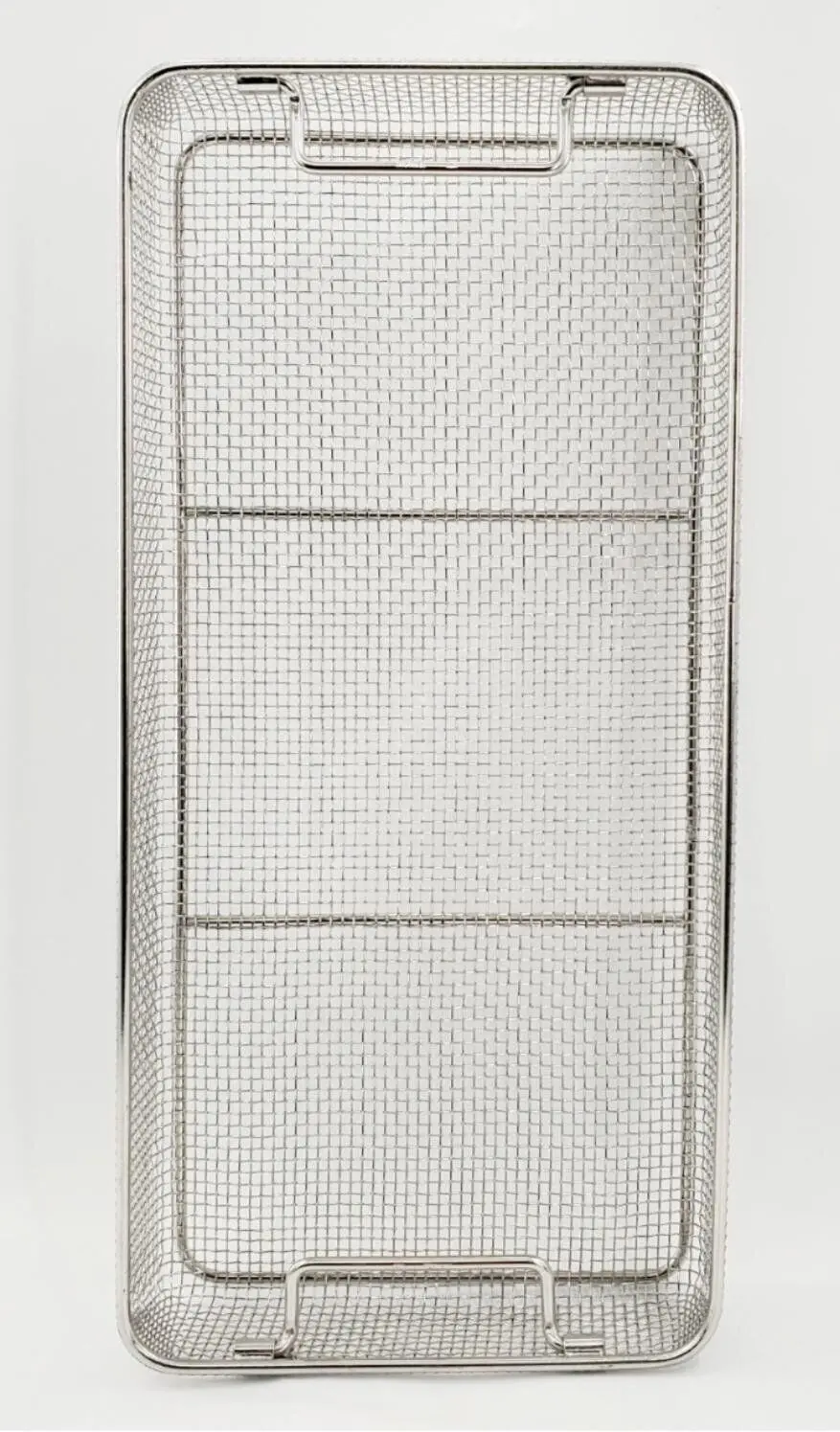 Stainless Steel Wire Instrument Sterilization Baskets 21" x 10" x 2-7/8" – Used - Image 2