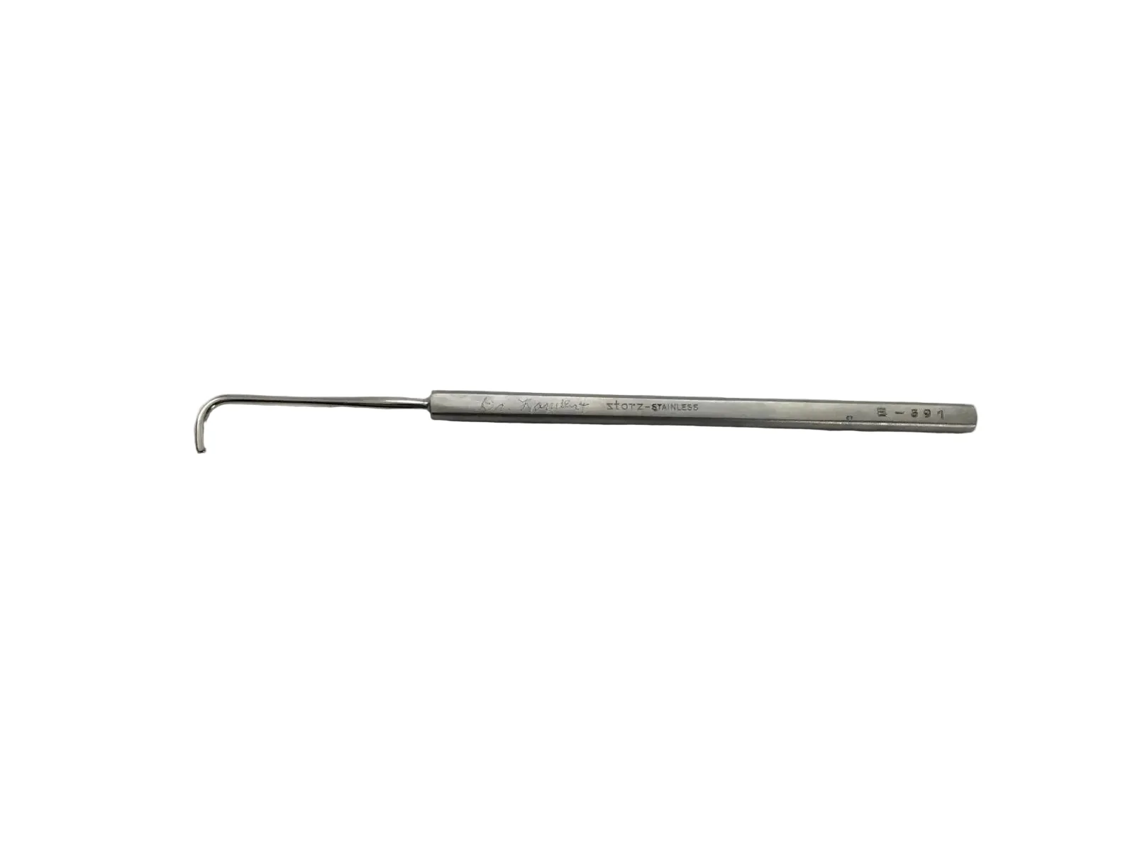 Storz E-0591 Graefe Strabismus Hook Size #1 8mm Hook 5.3" Ophthalmic Instrument – Used