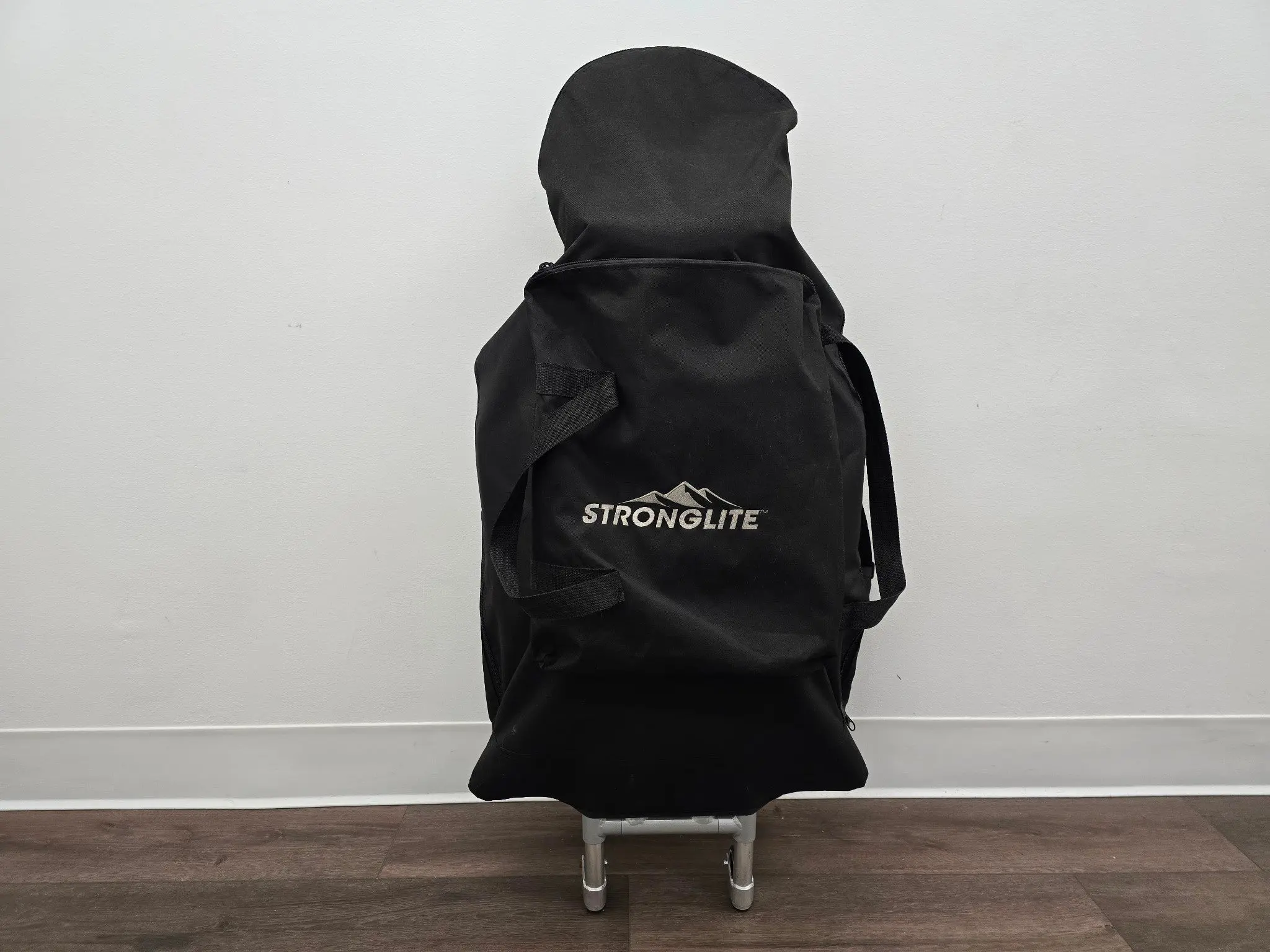 Stronglite Portable Massage Chair Foldable Black w/ Carry Case - Image 2