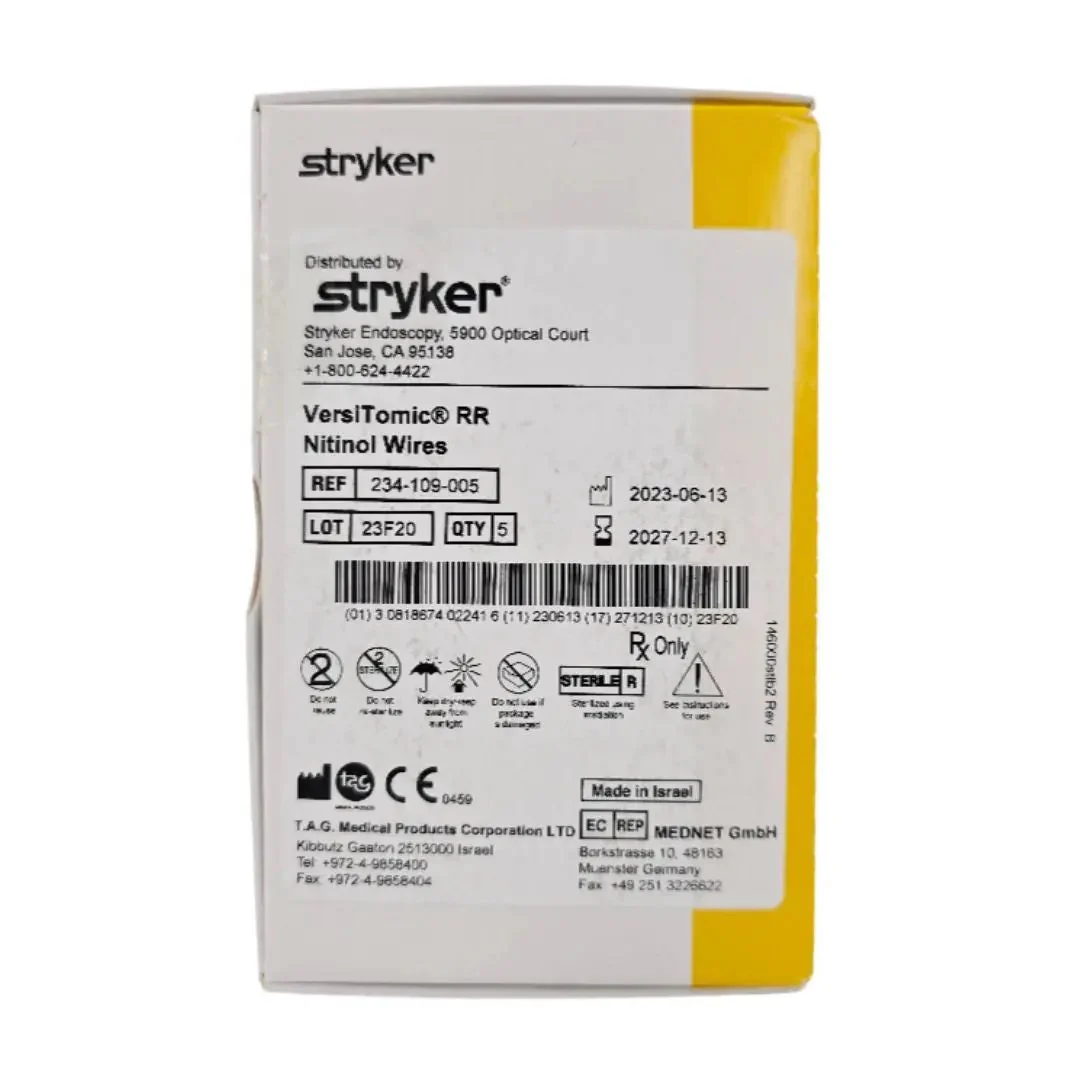 Stryker 234-109-005 VersiTomic RR Nitinol Wires BX/5
