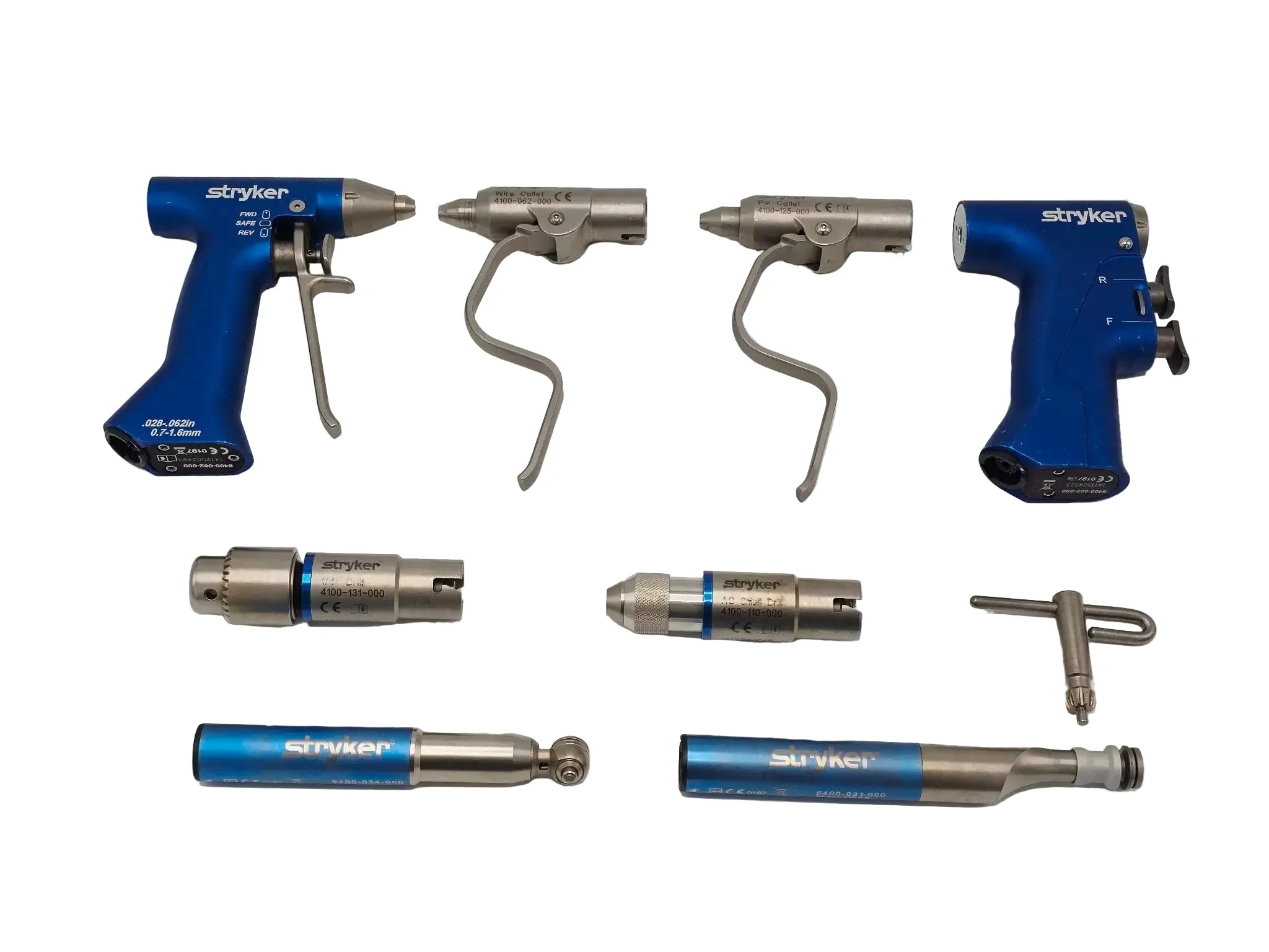 Stryker 6400 RemB Universal Driver Set w/ Saws Drill Attachments Case 9PC - Image 2
