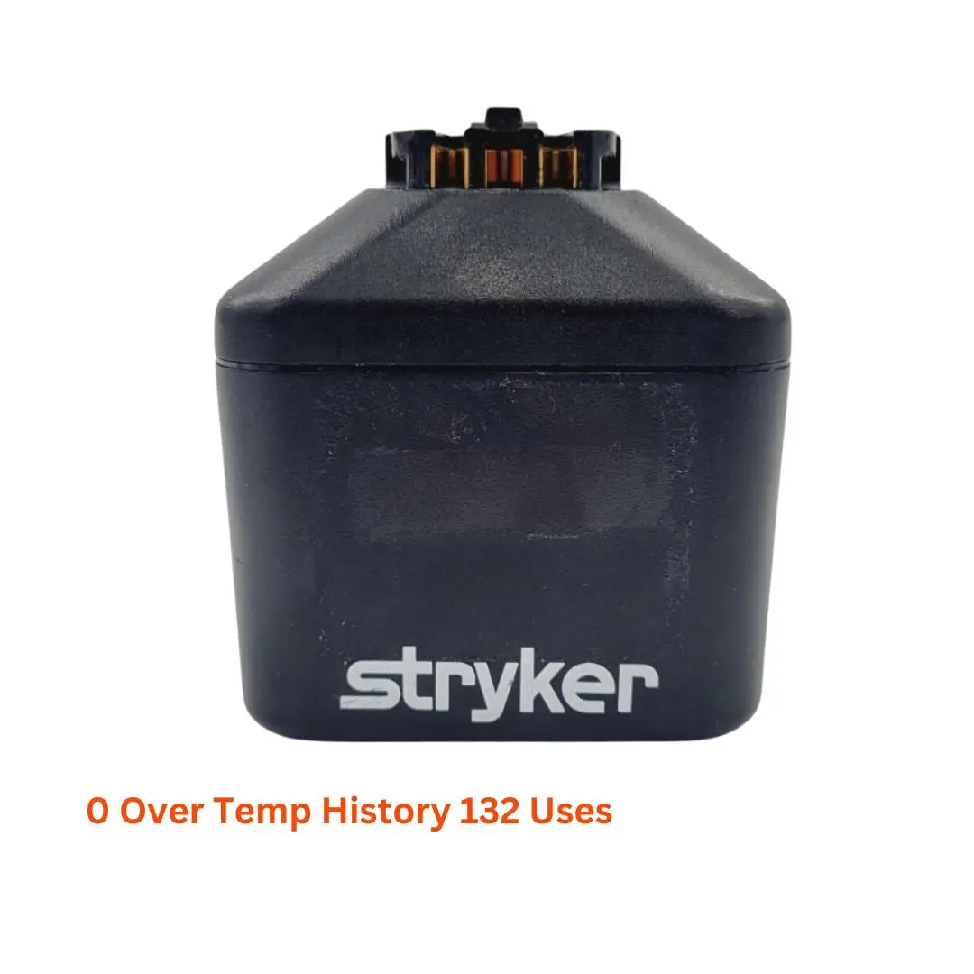 Stryker 7215-000-000 SmartLife Large Battery Pack 0 Over Temp History/ 132 Uses