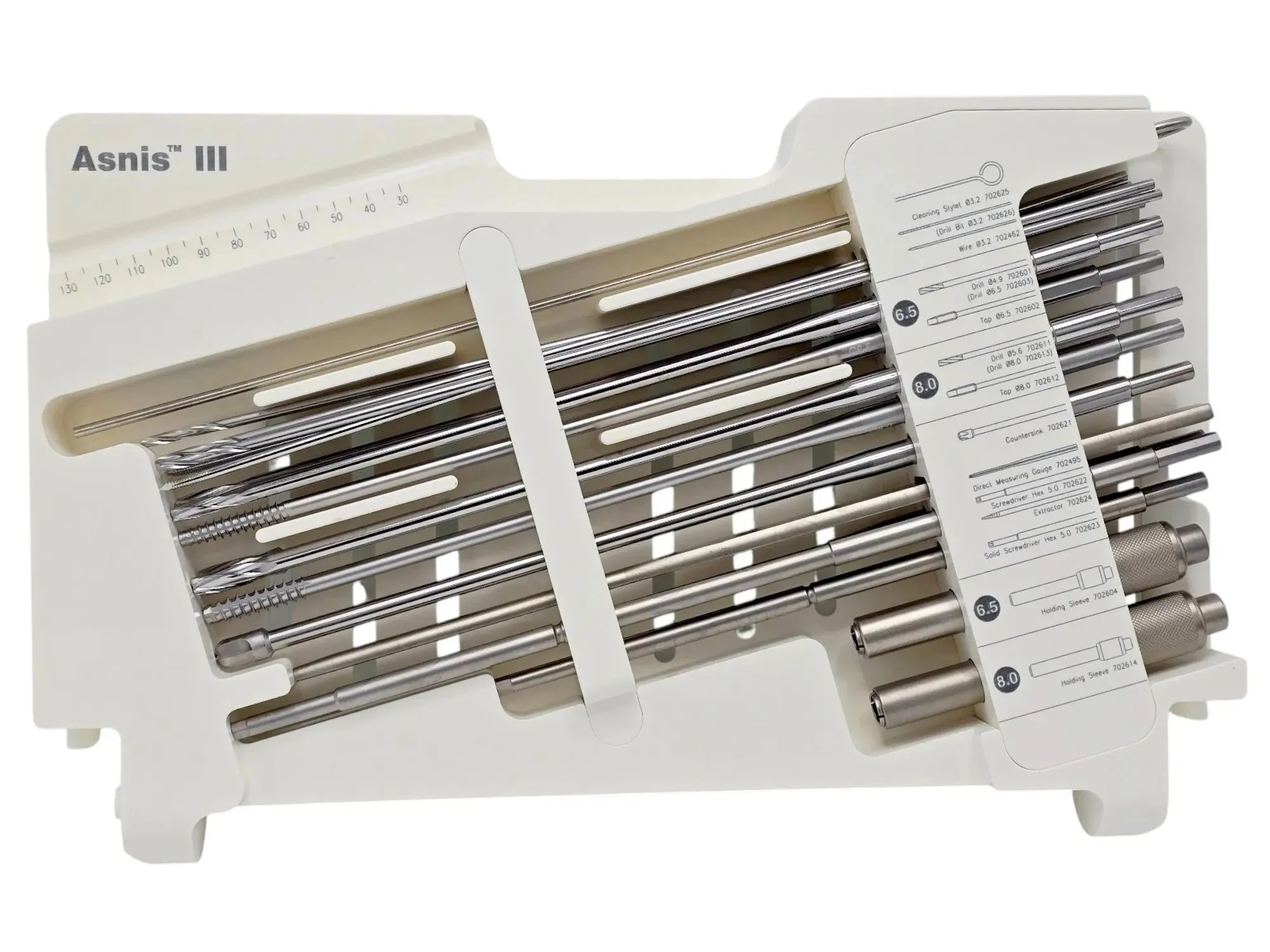Stryker Asnis III 6.5MM/8.0MM Cannulated Screw System Complete Set & Case Orthopedic Kit - Image 2