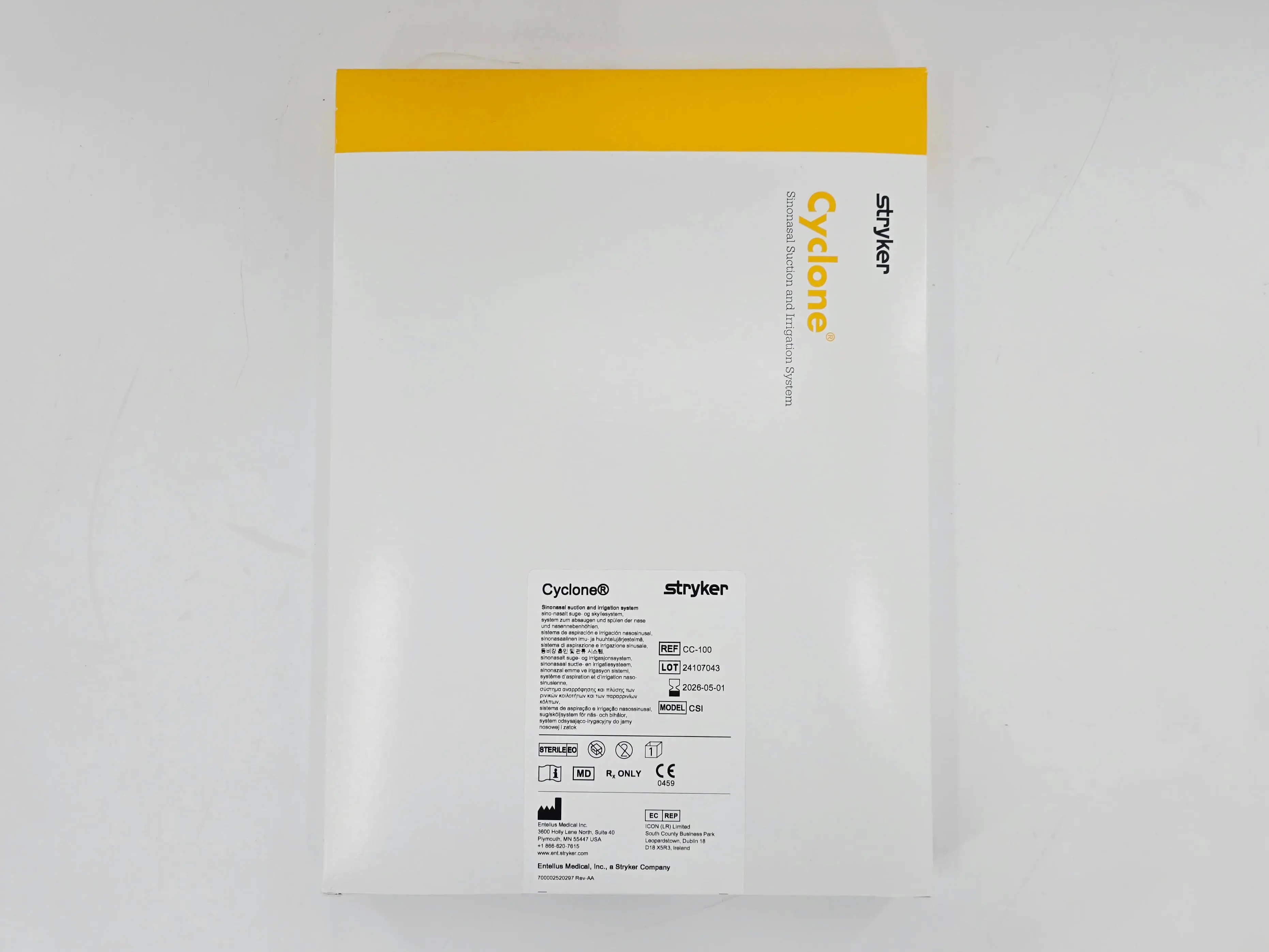 Stryker CC-100 Cyclone Sinonasal Suction & Irrigation System - Image 2