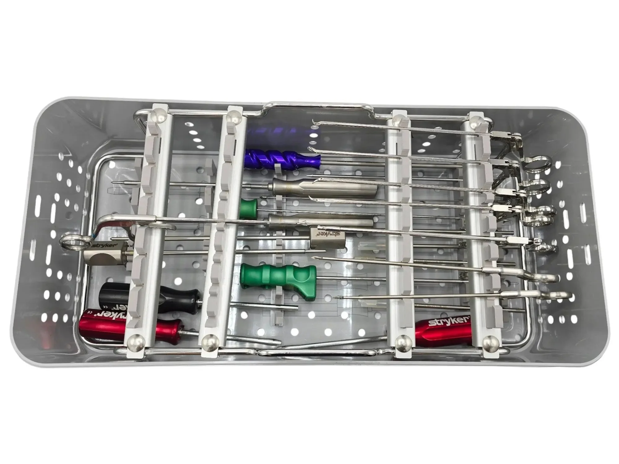 Stryker Champion Shoulder Arthroscopy Instrumentation Set w/ Sterilization Case - Image 2