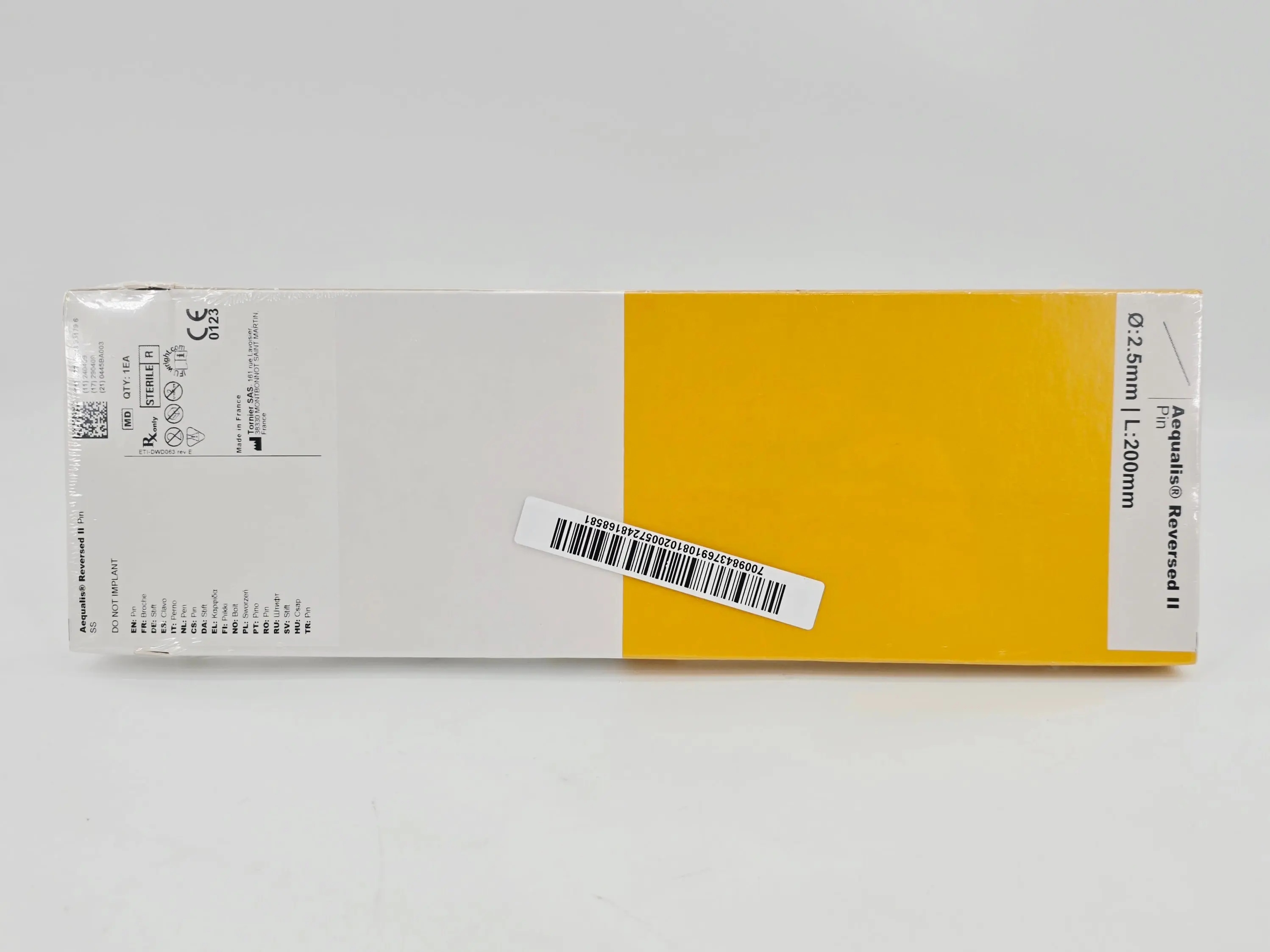 Stryker DWD063 Aequalis Reversed II Pin SS Ø2.5mm x 200mm 1/EA - Image 3