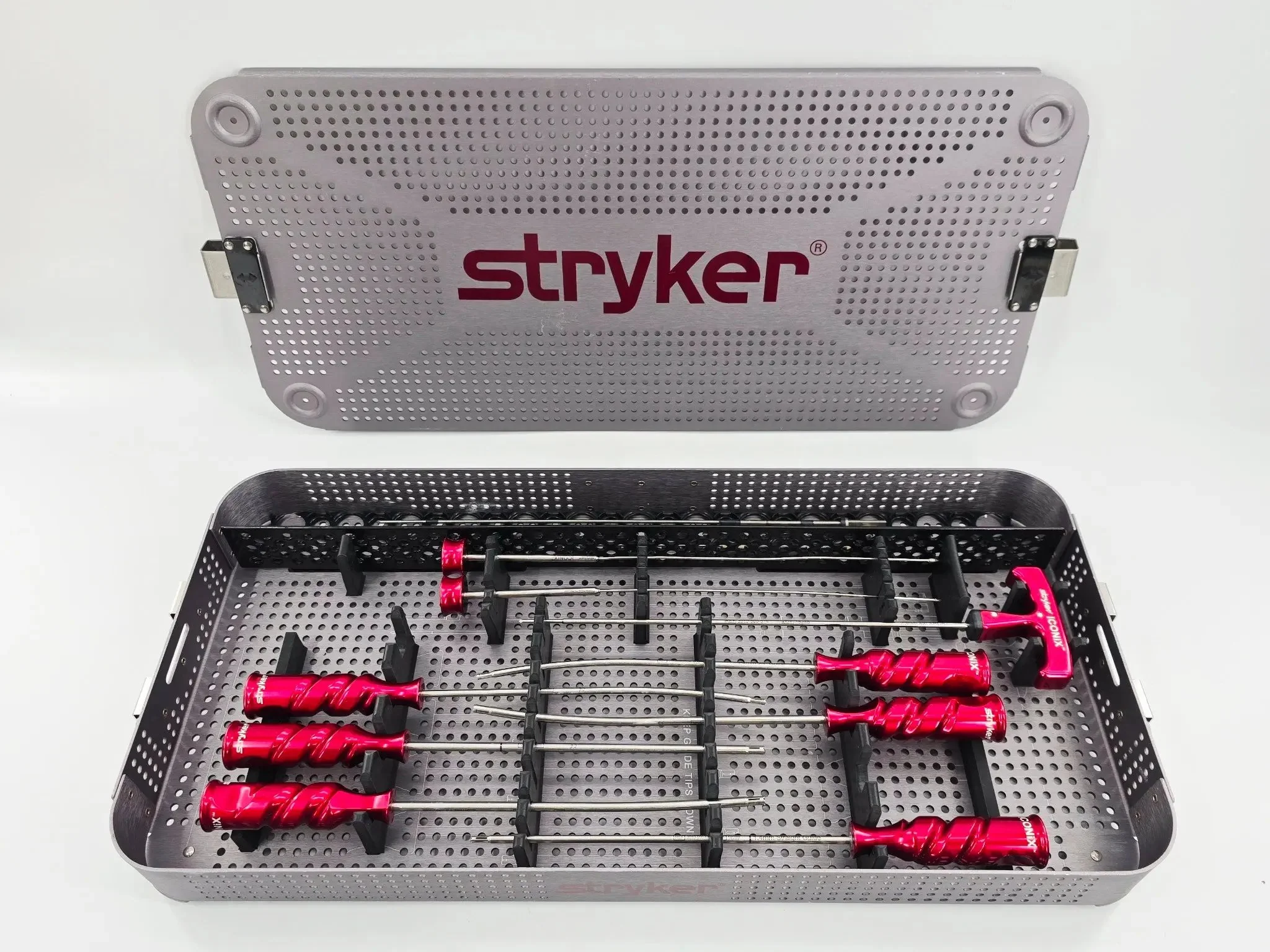 Stryker Iconix Drill Guide Orthopedic Instrument Set w/ Multi-System Tray - Image 2