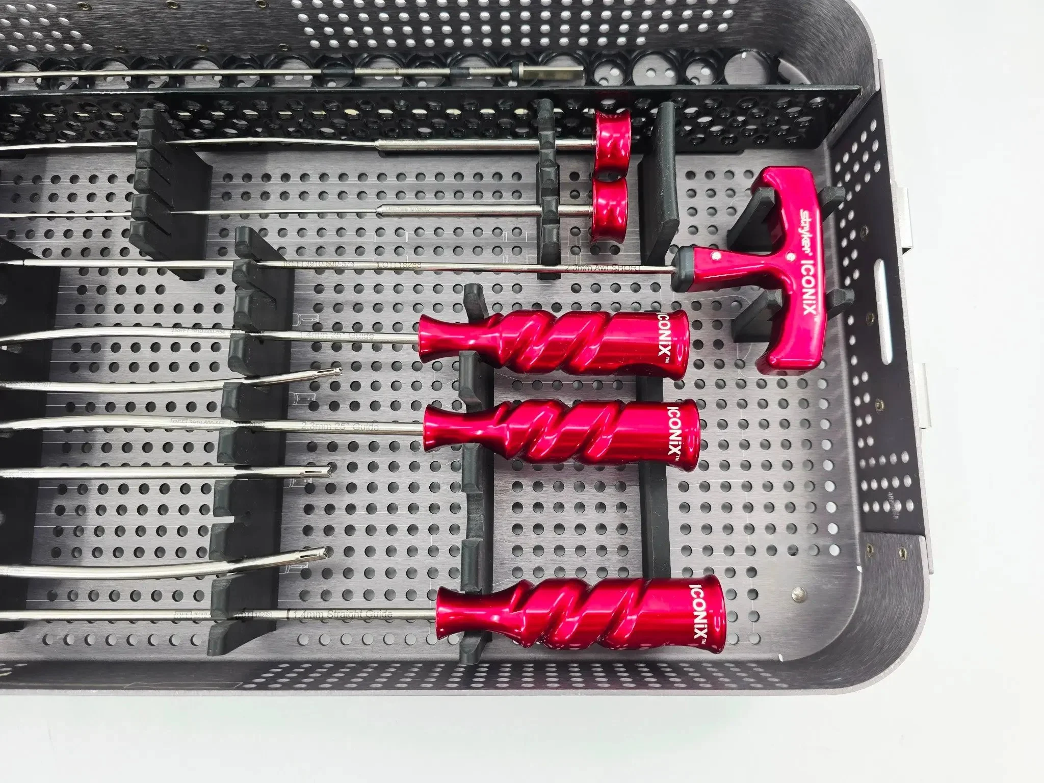 Stryker Iconix Drill Guide Orthopedic Instrument Set w/ Multi-System Tray - Image 5