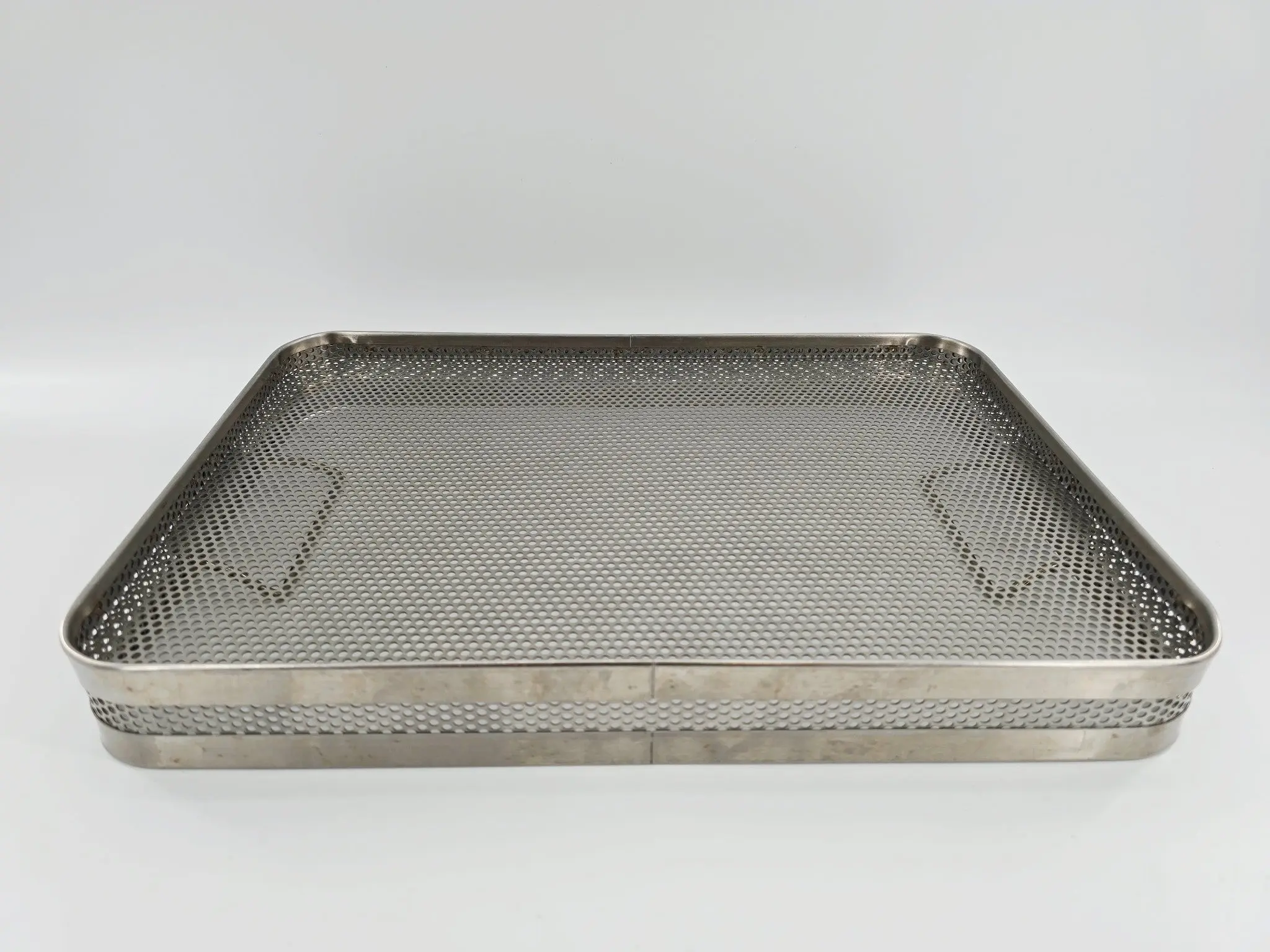 Surgical Sterilization Basket with Handles 16" x 11" X 2" - Image 6