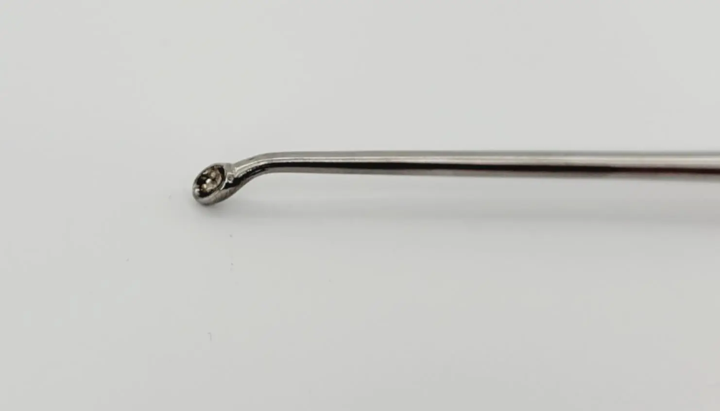 Surgpro U-2193SP Chroma-Line Micro Spinal Curette Angled Size 3/0 9-1/8" - Image 2